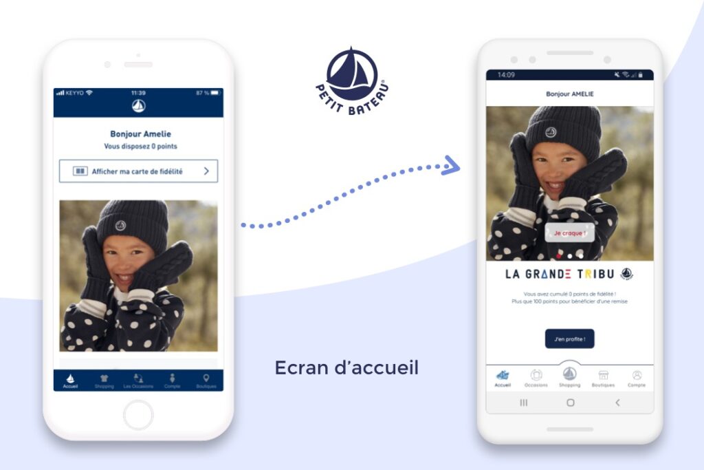 Application Petit Bateau